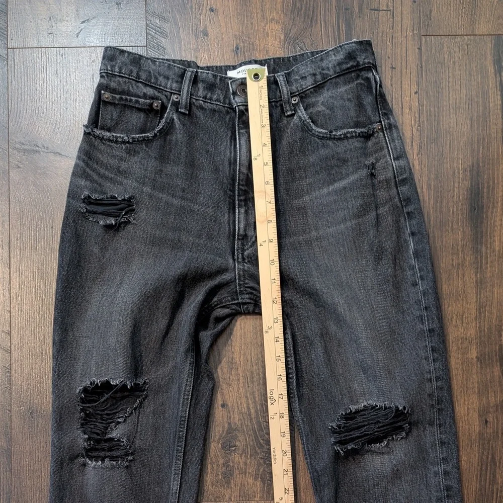 Moussy Vintage Black Stuart Boy Skinny Jeans in Size 28